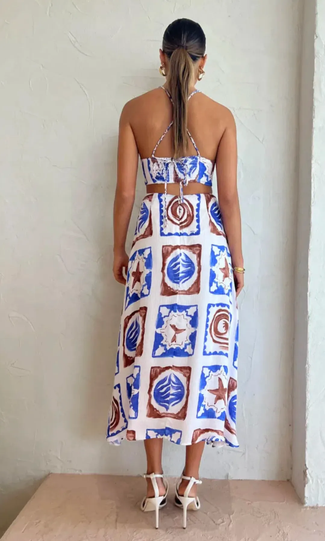 Roame Jude Dress Print Size 2/AU 10 for rent on The Volte - main image