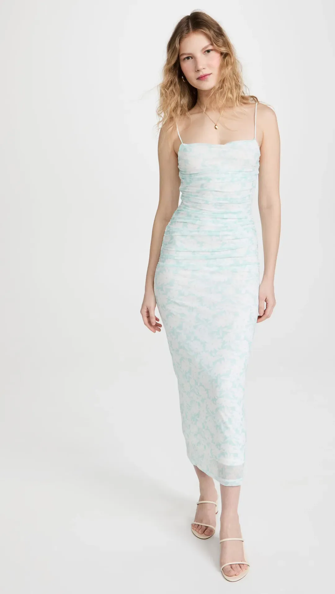 Significant Other Verona Dress Midi Blue Size 8 for rent on The Volte - main image