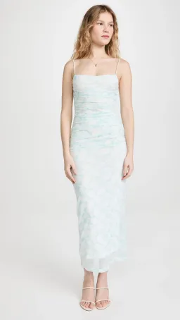 Significant Other Verona Dress Midi Blue Size 8 for rent on The Volte - image 1