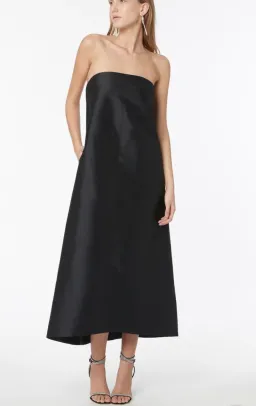 Manning Cartell Kinetic Abstractions Midi Dress in Black Size 6 for rent on The Volte - image 1