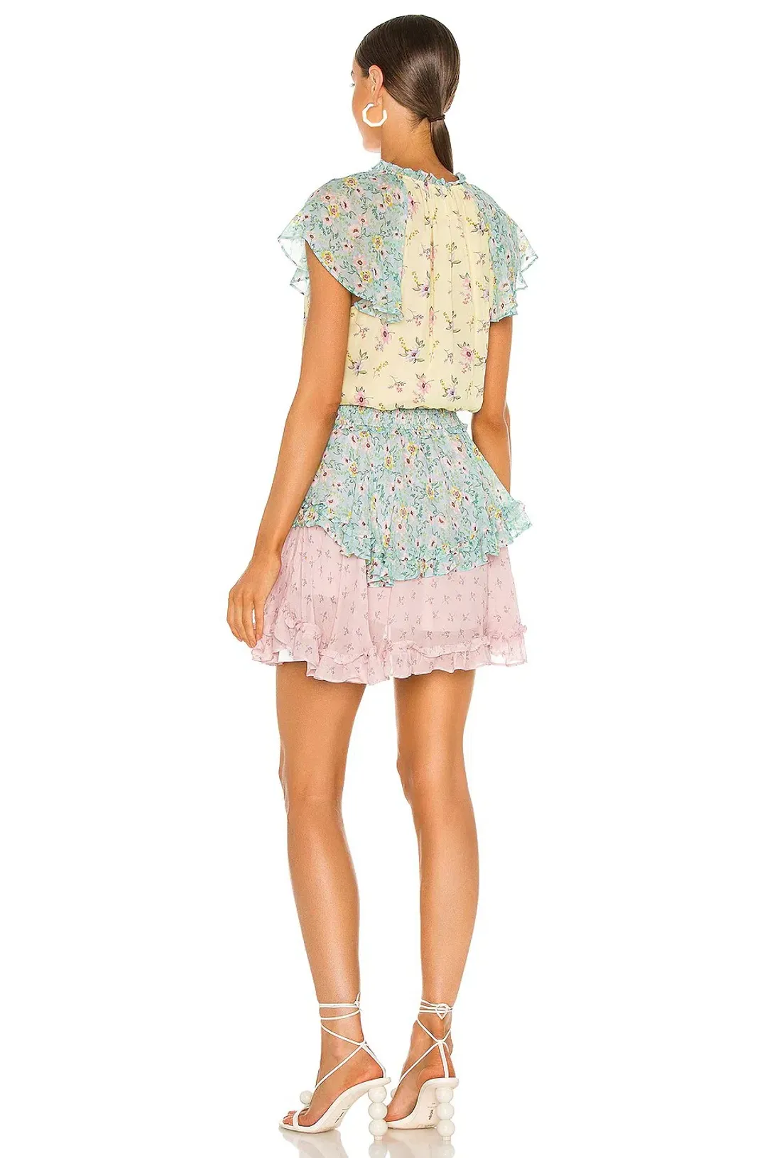 Yumi Kim Milly Dress Multi Floral Size S/AU 10 for rent on The Volte - main image