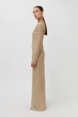 Camilla and Marc Ibiza Maxi Dress Gold Size 10 for rent on The Volte - image 2