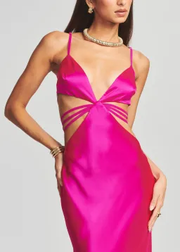 Retrofete Selma Dress Pink Size XS/AU 6 for rent on The Volte - image 4