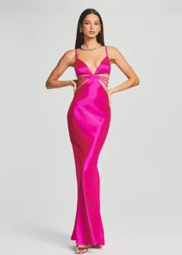 Retrofete Selma Dress Pink Size XS/AU 6 for rent on The Volte - image 1