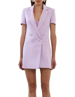 By Johnny Eden Structured Blazer Mini Dress Lilac Size 10 for rent on The Volte - image 1