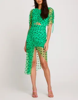 Alice McCall Stardust Midi Dress Green Size 8 / S for rent on The Volte - image 1