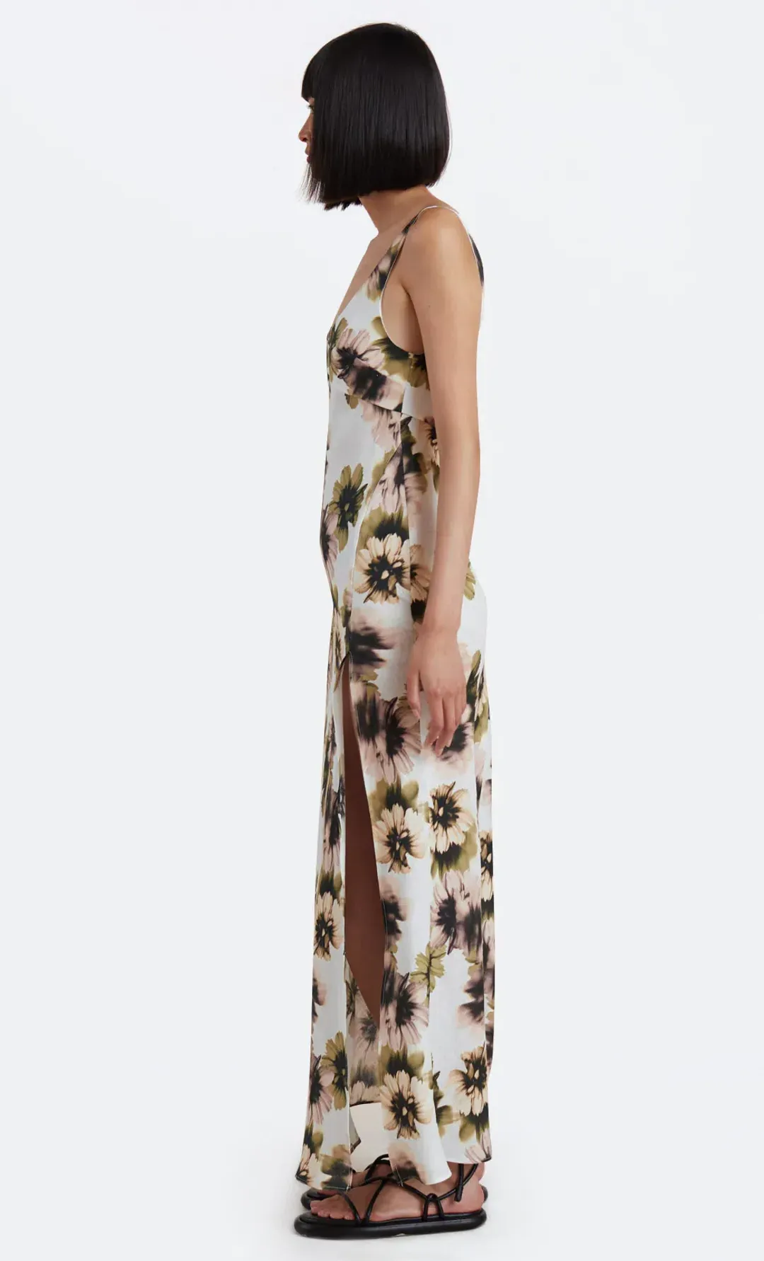Bec and  Bridge Bloom Linen Maxi Dress Floral Size 6 for rent on The Volte - main image