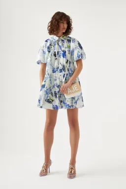 Aje Pablo Mini Dress Lavender Floral Size 14 for rent on The Volte - image 1