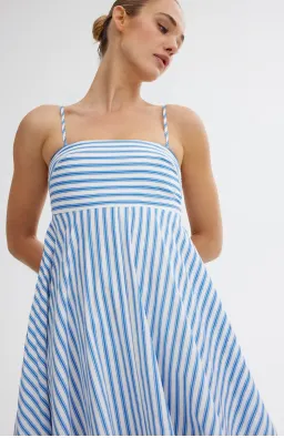 Aston Studio - Rue Dress - Sapphire Stripe - Size 10 for rent on The Volte - image 2