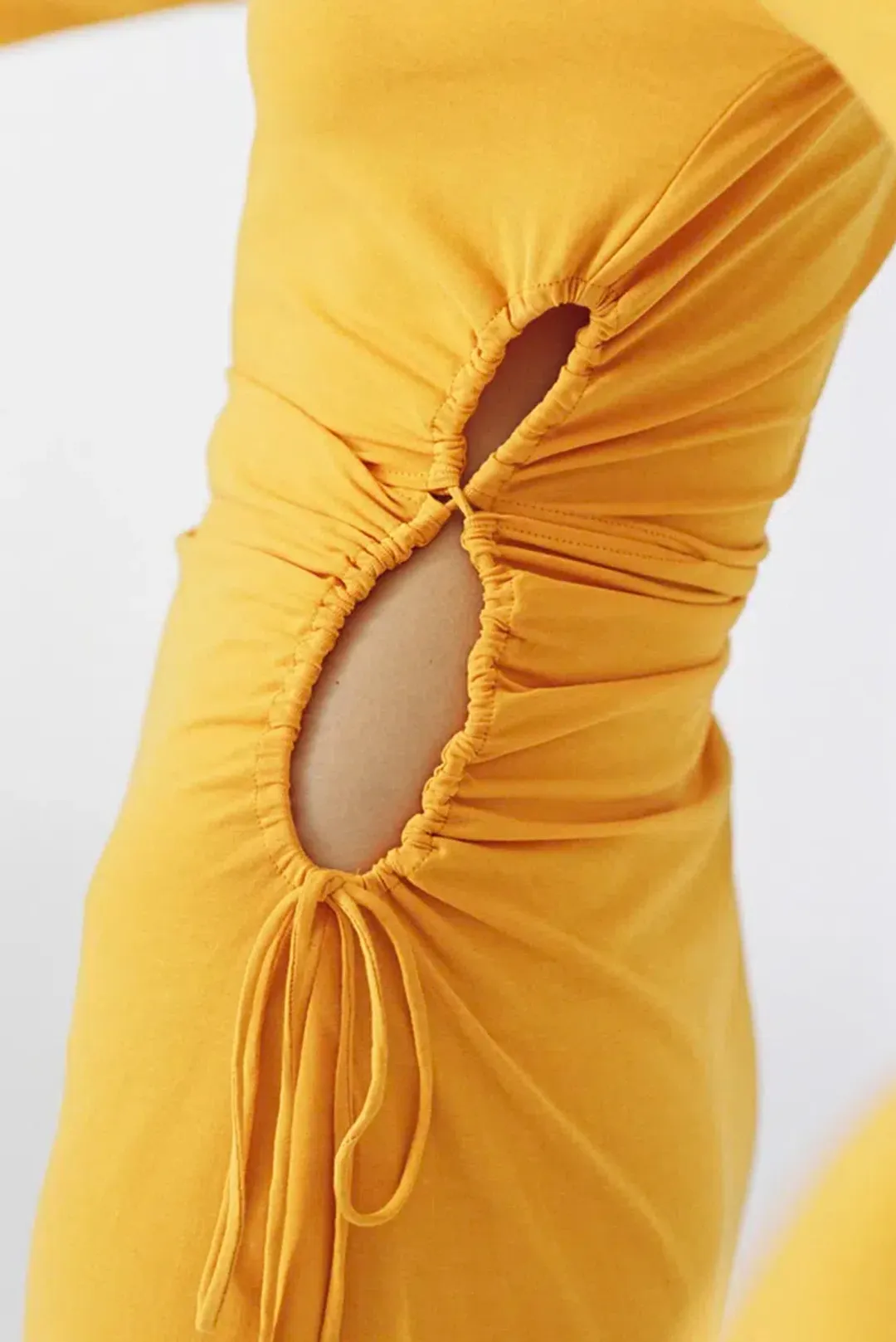 Camilla and Marc Alexandre Midi Dress in Marigold Yellow Size 10 for rent on The Volte - main image