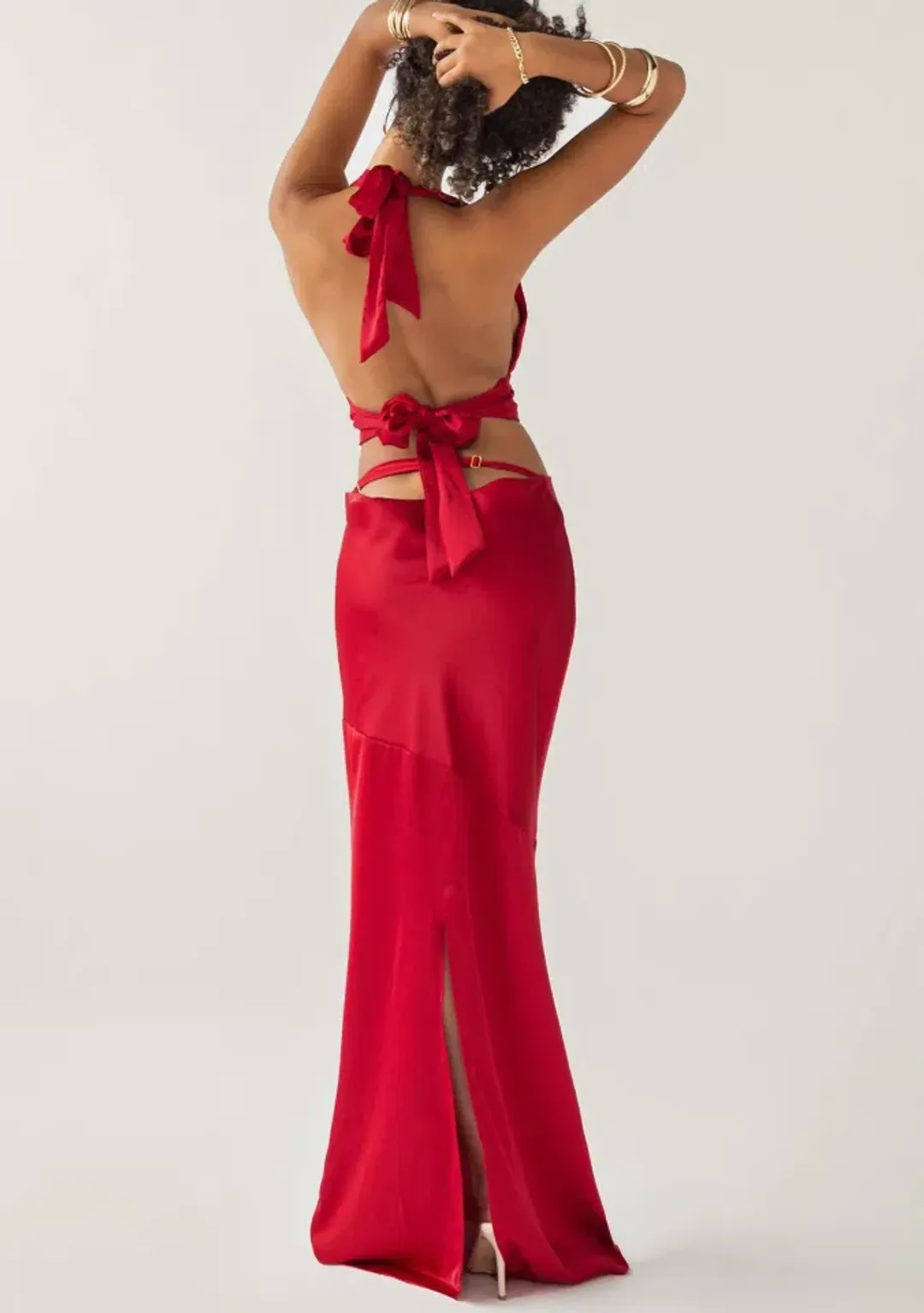 Arcina Ori Rosalina Set Deep Cherry Red Size 8  for rent on The Volte - main image