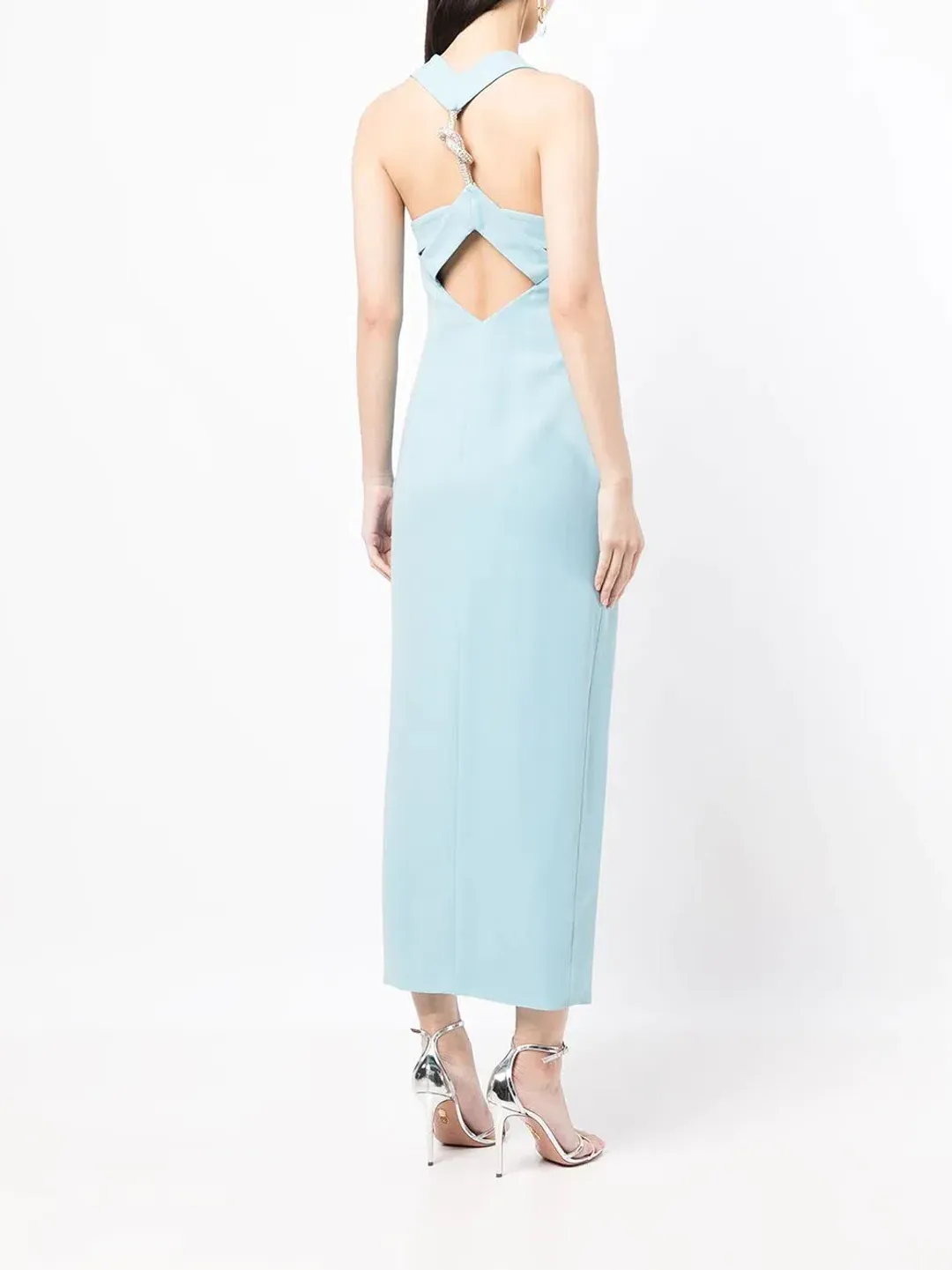 Rachel Gilbert Blaise Gown Blue Size 10 for rent on The Volte - main image