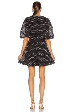 Zimmermann Pleated Long Sleeve Mini Dress Print Size 1/AU 10 for rent on The Volte - image 2