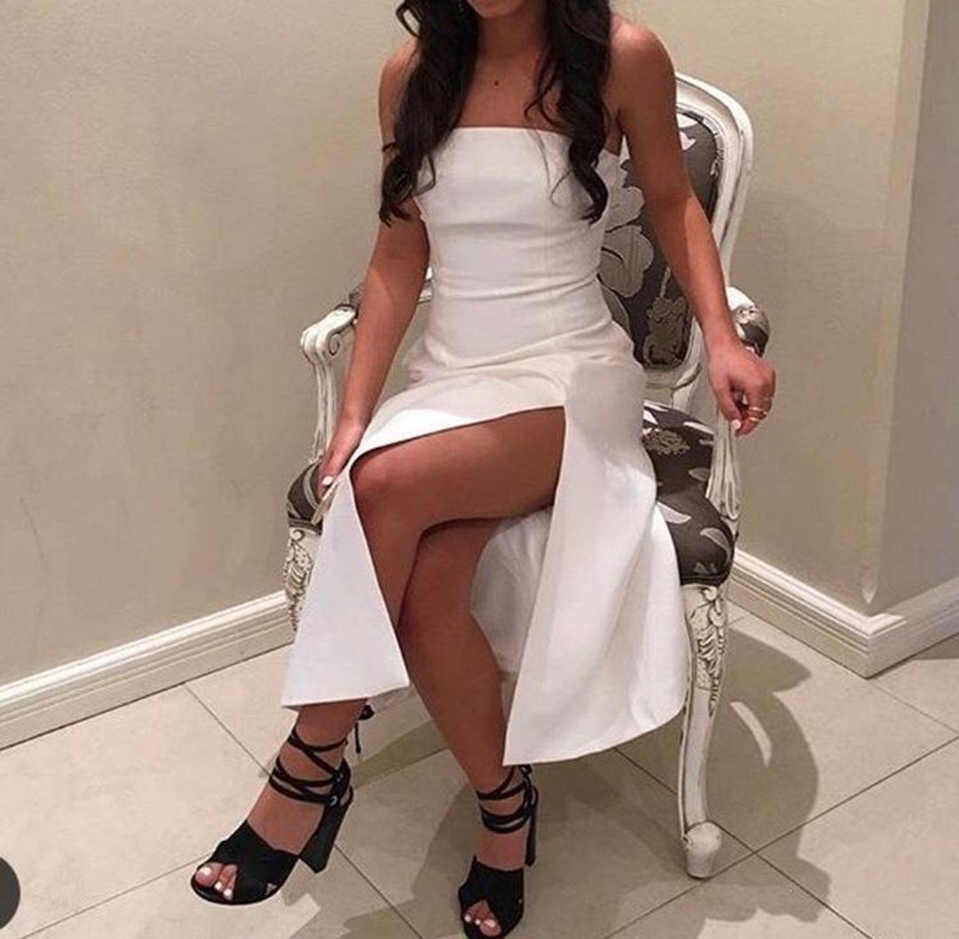 C/MEO Collective Seasons Change Dress White Size 6 for rent on The Volte - main image