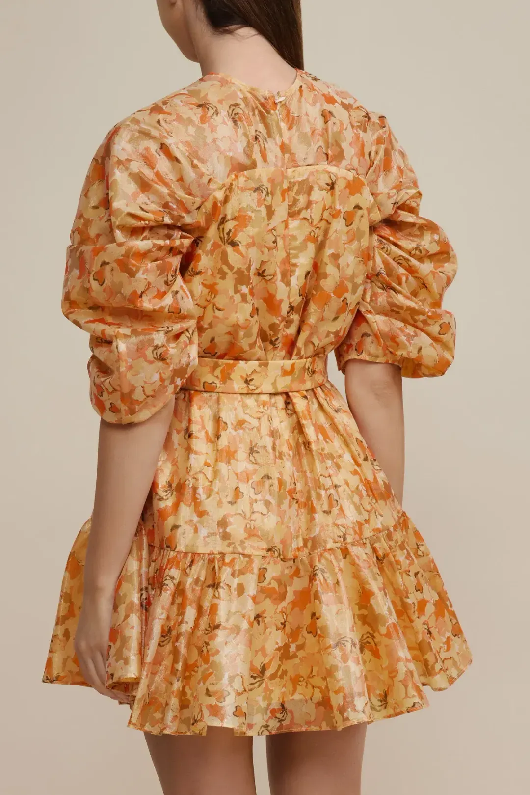 Acler Bonhill Mini Dres Orange Size AU 16 for rent on The Volte - main image