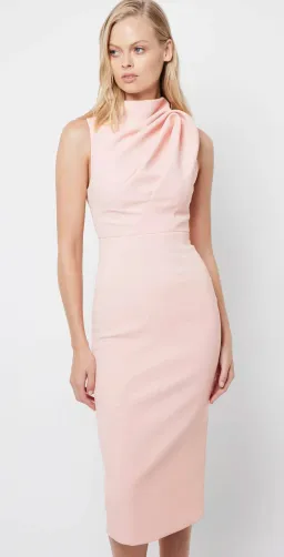 Mossman The Edge Of Glory Midi Dress Blush Size 6 for rent on The Volte - image 2