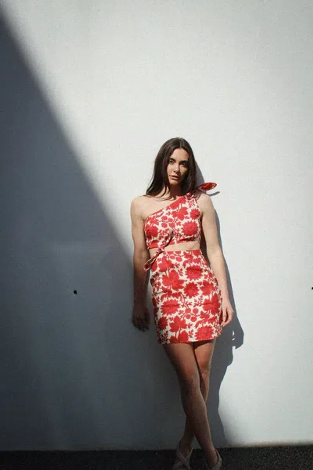 Sir the Label Cinta Cut Out Mini Dress Floral Size 8 for rent on The Volte - main image