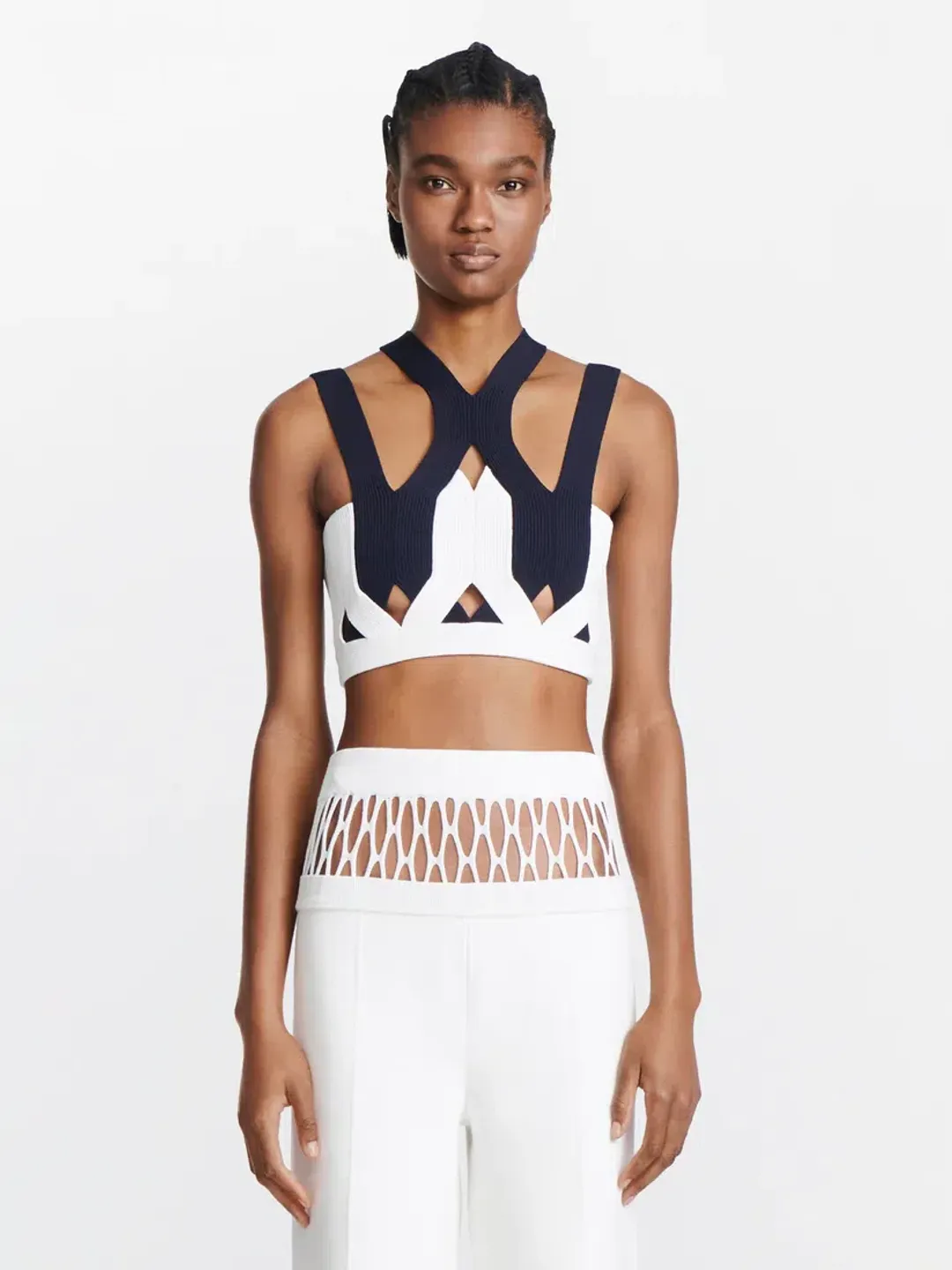 Dion Lee 2-tone Fork Rib Bra Size XS/AU 8  for rent on The Volte - main image