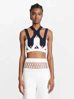 Dion Lee 2-tone Fork Rib Bra Size XS/AU 8  for rent on The Volte - image 1