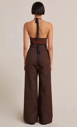 Bec & Bridge Ziggy Lurex Halter Top Print Size 10 for rent on The Volte - image 2