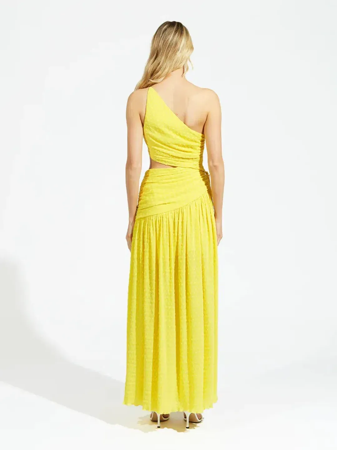 Alice McCall Lolita Midi Dress Yellow Size 8 for rent on The Volte - main image