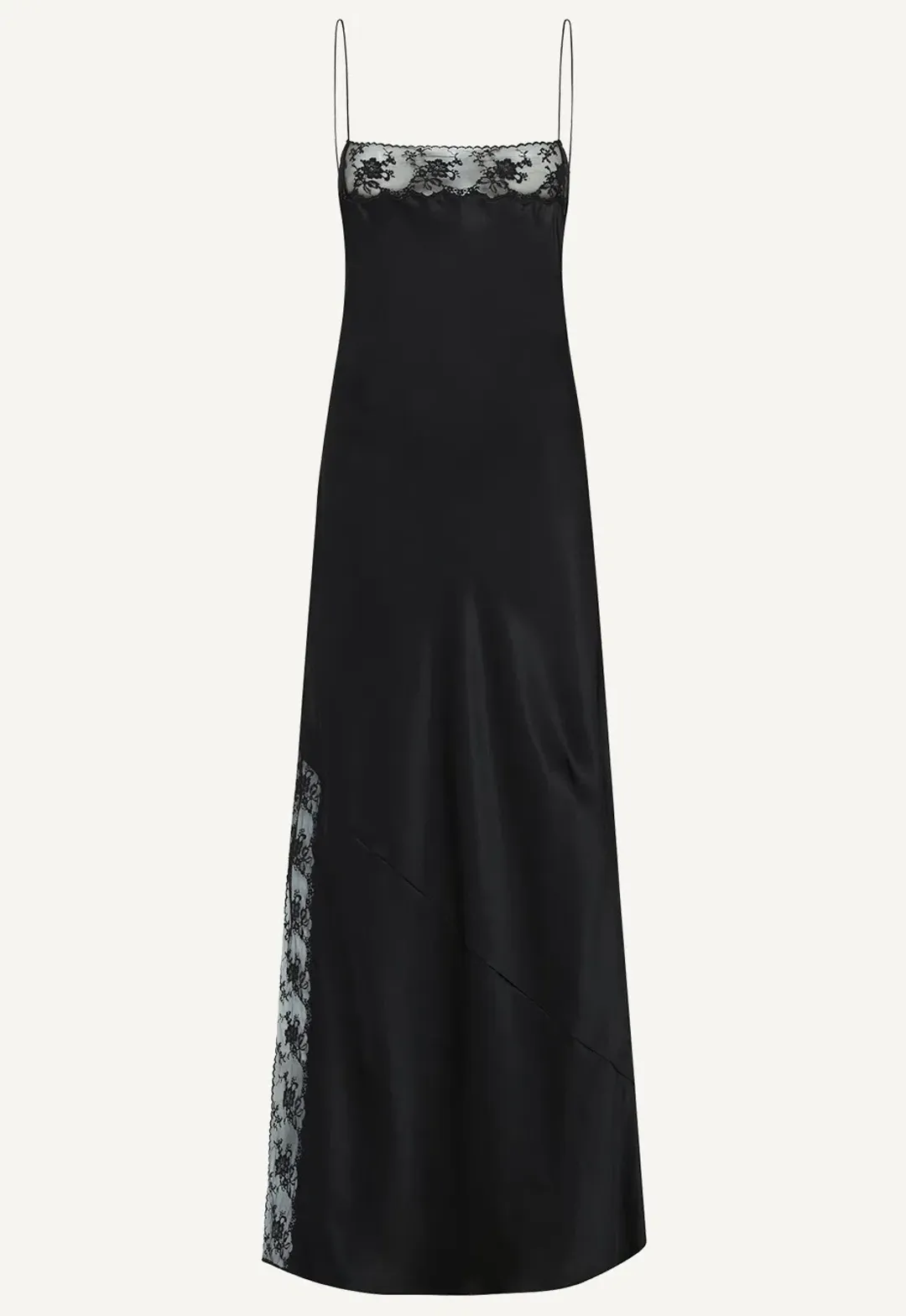 Sir the Label Willa Bias Midi Dress Black Size AU 10 for rent on The Volte - main image