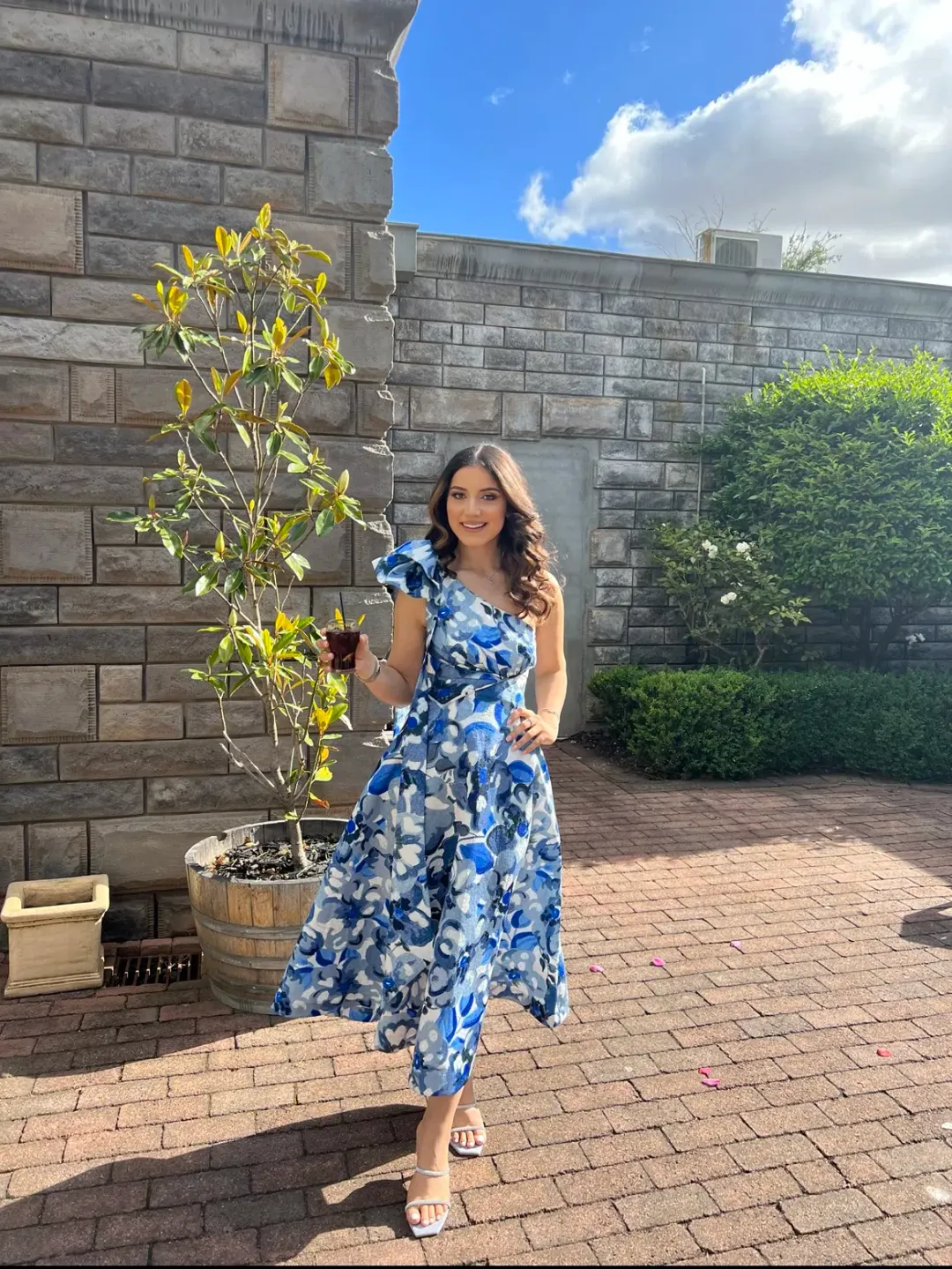 Rachel Gilbert Emiliano Dress Blue Size 1 / AU 8 for rent on The Volte - main image