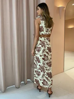 Sir the Label Rei Knot Crop and Skirt Set Floral Size 10 for rent on The Volte - image 3