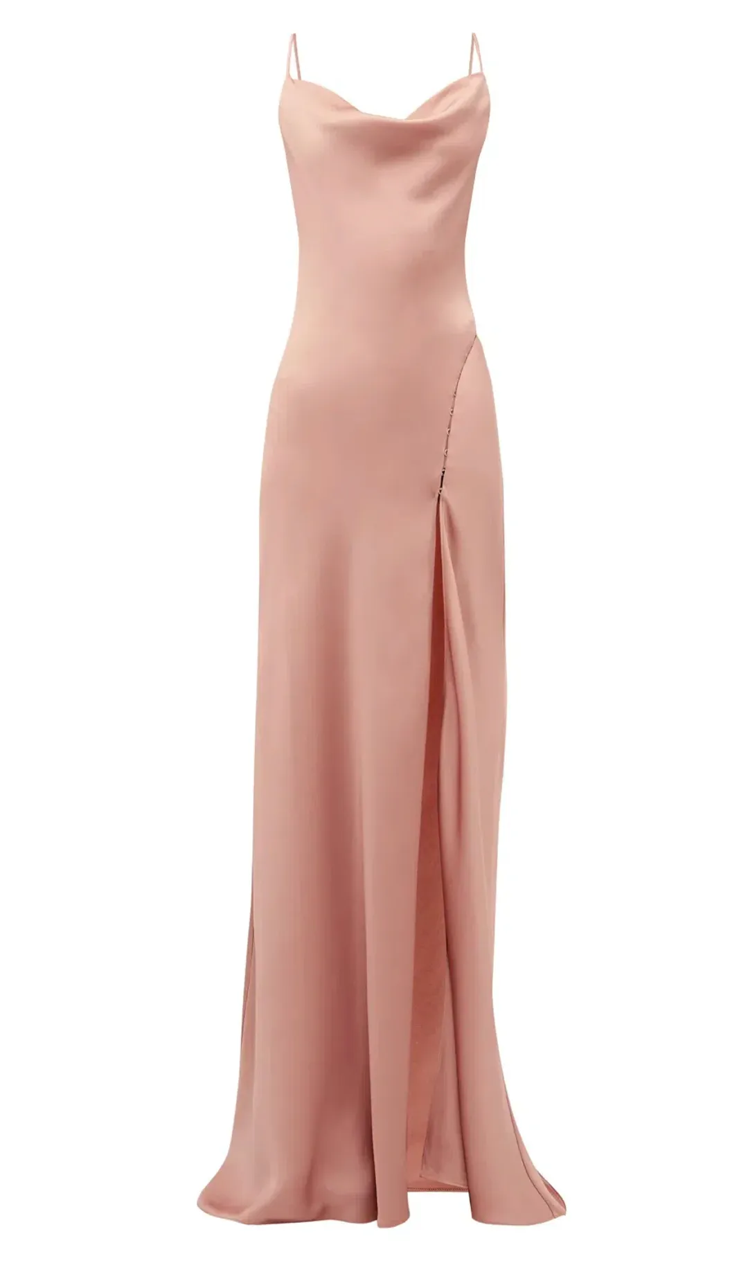 Jonathan Simkhai Satin Maxi Slip Gown Rose Size S (AU 8) for rent on The Volte - main image