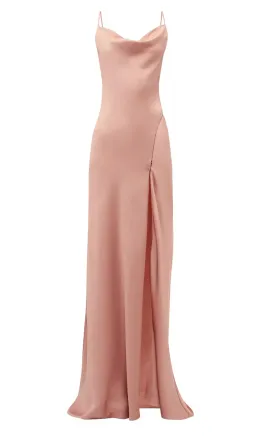 Jonathan Simkhai Satin Maxi Slip Gown Rose Size S (AU 8) for rent on The Volte - image 6