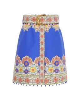 Zimmermann Cosmic Sagittarius Mini Skirt Floral Size 1 / Au 10 for rent on The Volte - image 4