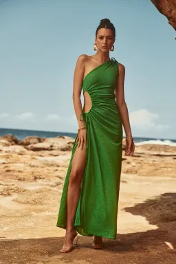 Sonya Moda Nour Maxi Forest Green Size 10 for rent on The Volte - image 1