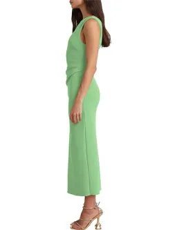 Bec & Bridge Clover Asymmetrical Midi Dress Green Size AU 6 for rent on The Volte - image 3