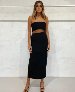 Sir the Label Yves Dress Black Size AU 6 for rent on The Volte - image 2