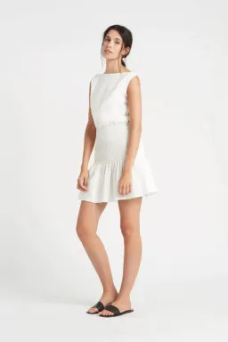 Sir the Label Lorena Dress White Size 1 for rent on The Volte - image 1