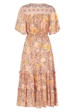 Spell & The Gypsy Amethyst Garden Party Dress Peach Size XS / AU 6 for rent on The Volte - image 6