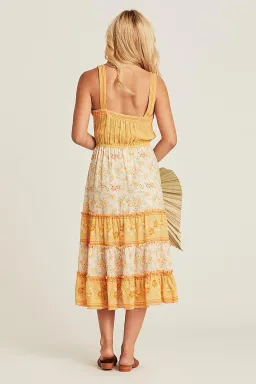 Spell & The Gypsy Arnhem Lily Sundress Lemon Drop Size AU 6 for rent on The Volte - image 3