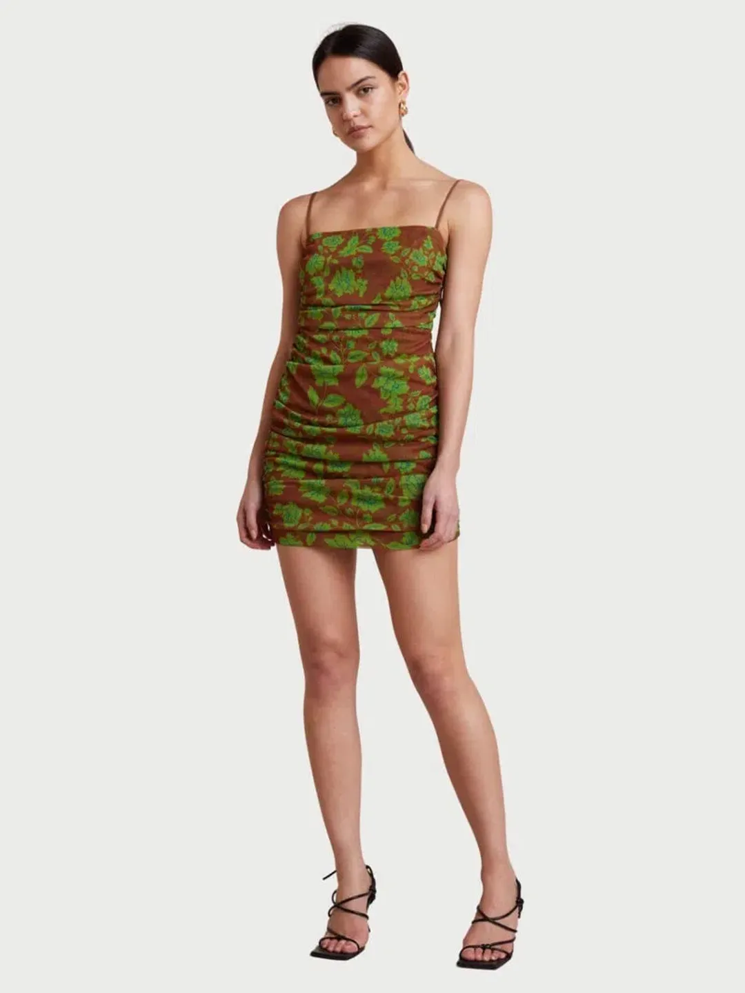 BEC & BRIDGE PRINT BLOSSOM MINI DRESS - SIZE 10 AU/6 US (RRP $280) for rent on The Volte - main image