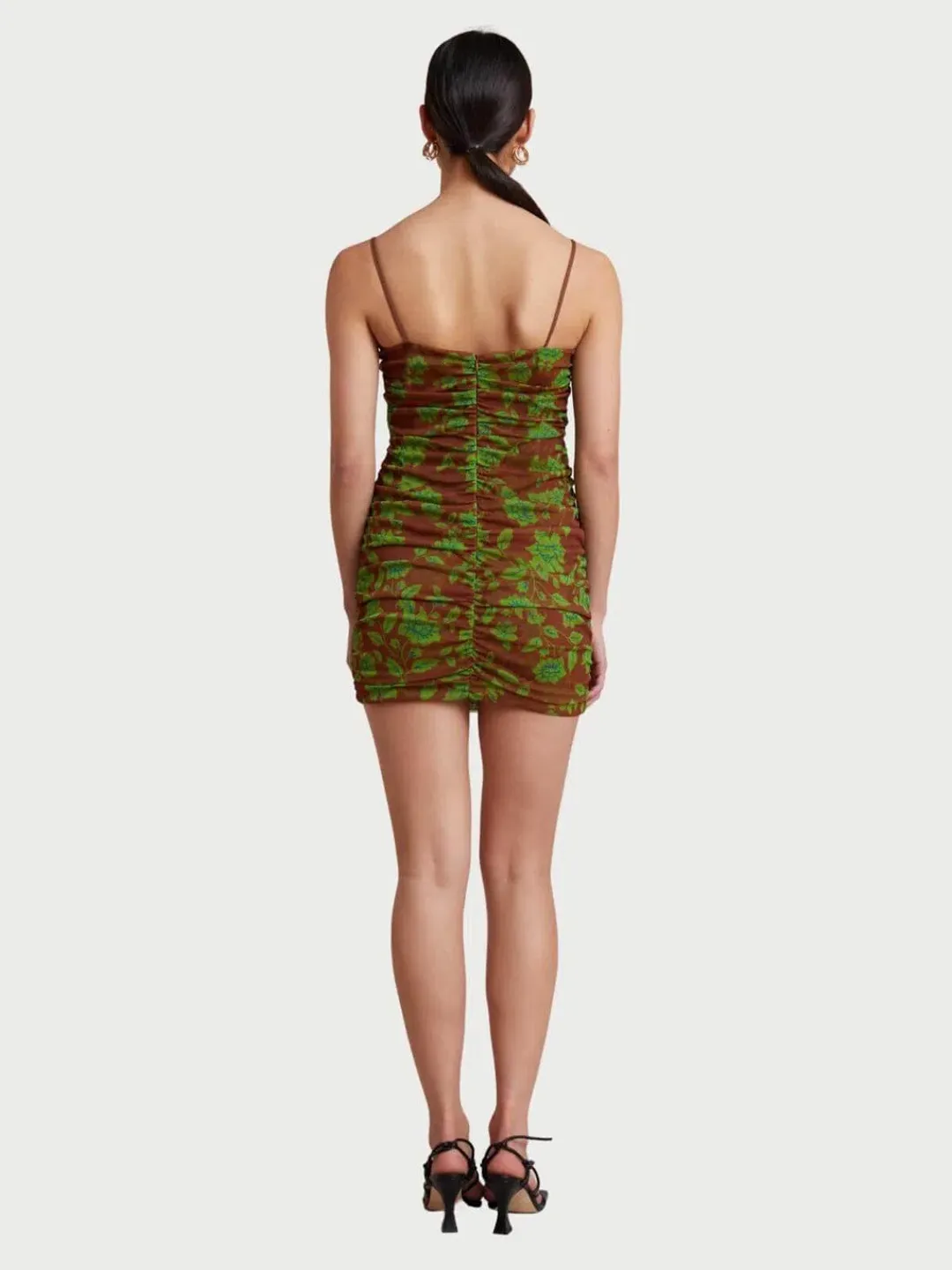 BEC & BRIDGE PRINT BLOSSOM MINI DRESS - SIZE 10 AU/6 US (RRP $280) for rent on The Volte - main image