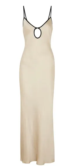 BEC & BRIDGE SAND KARA KEYHOLE DRESS - SIZE 10 AU/6 US (RRP $280) for rent on The Volte - image 4