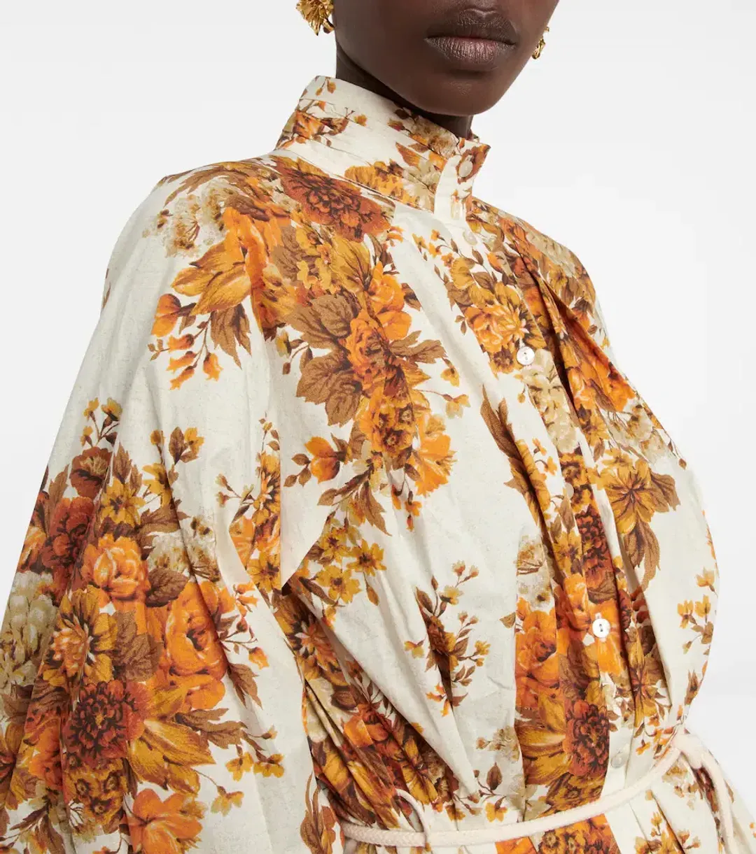 Alemais Derby Shirt Dress Floral Size 6 for rent on The Volte - main image