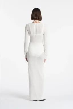Sir the Label Emmeline Halter Long Sleeve Dress White Size 6 for rent on The Volte - image 2
