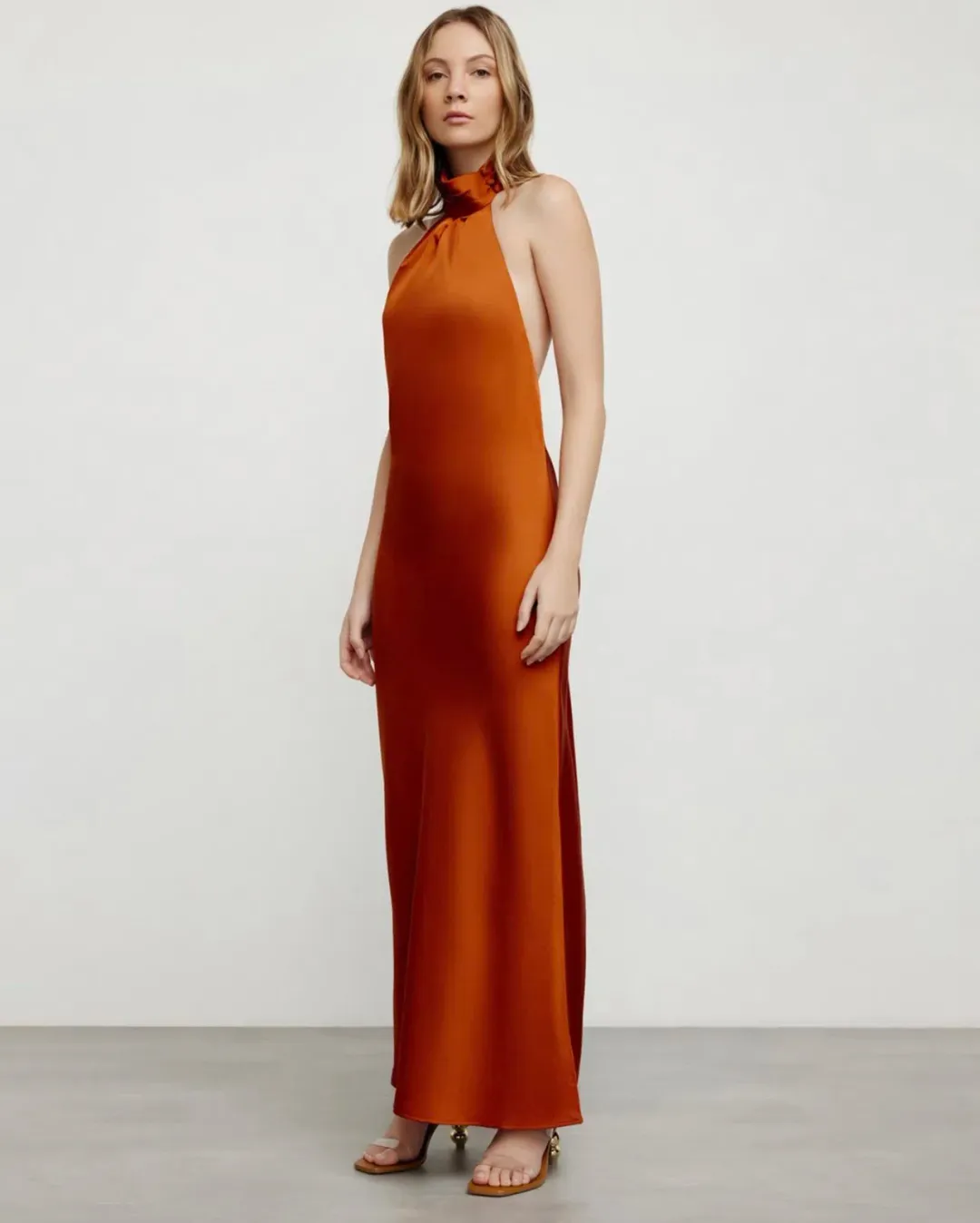 Significant Other Darcy Backless Dress Clay Size 8 for rent on The Volte - main image