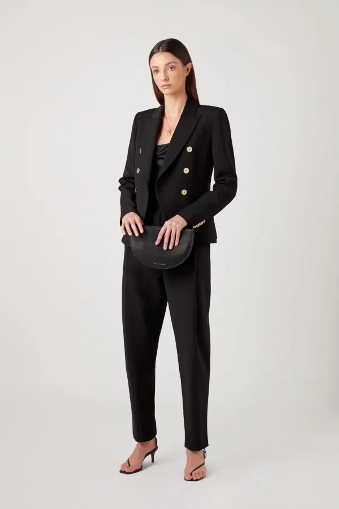 Camilla and Marc Dimmer Jacket Black Size 6 for rent on The Volte - main image