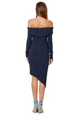 Bec & Bridge Florence Long Sleeve Navy Dress Size 8 for rent on The Volte - image 2