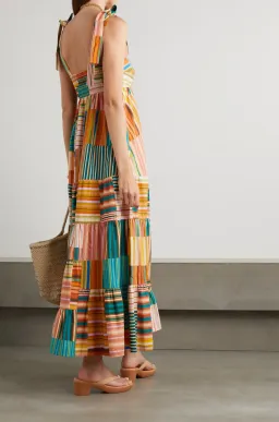 Alemais Sloane Tiered Midi Dress Multi Size 14 for rent on The Volte - image 2