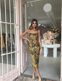 Bec & Bridge Turtle Rock Midi Dress Size 6 for rent on The Volte - image 1