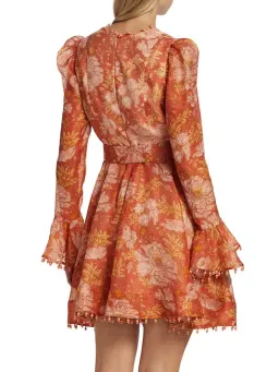 Zimmermann Kaleidoscope Mini Dress Floral Size 3 / Au 14 for rent on The Volte - image 3