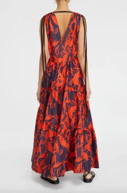 Lee Mathews Nellie Dress Red Size AU 6 for rent on The Volte - image 2
