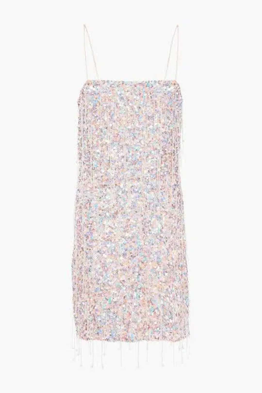 Retrofete Sequined Crepe Mini Dress Multi Size 8 for rent on The Volte - main image